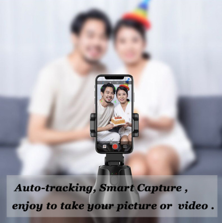 360° Smartphone Selfie Stand for Live Streaming