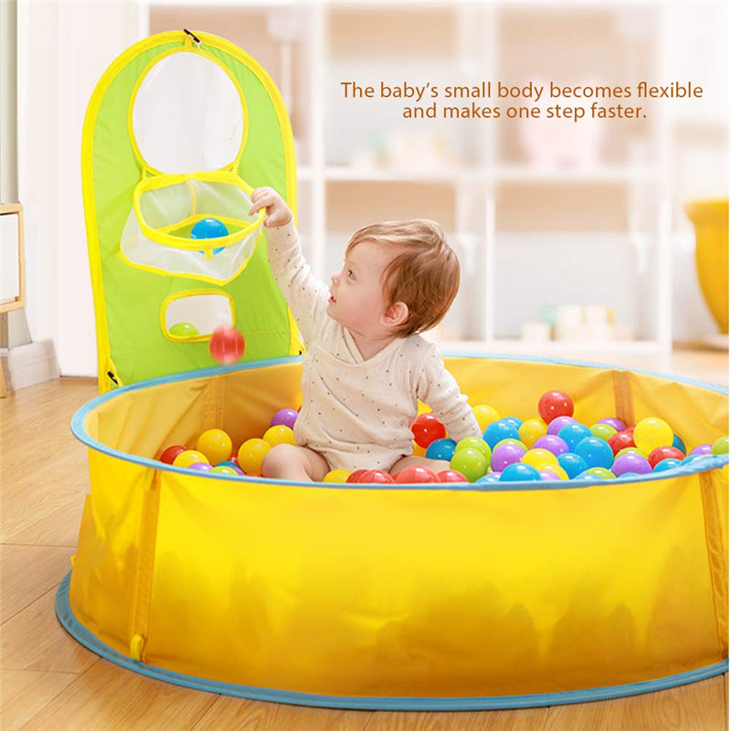 Kids' Playhouse with Automatic Beach Pool Tent