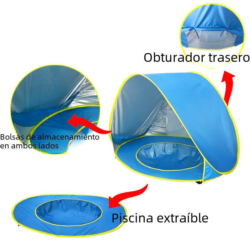 Kids Beach Tent for Sunshade and Play (In Stock)