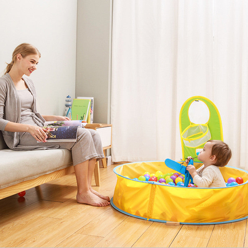 Kids' Playhouse with Automatic Beach Pool Tent
